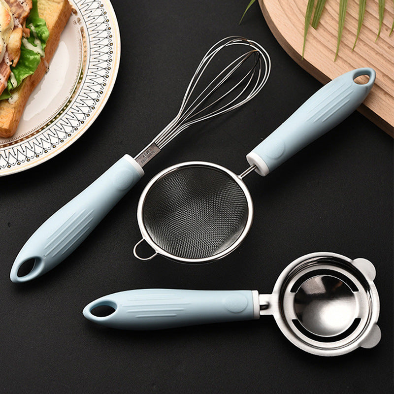 Stainless Steel Kitchen Strainer and Helper Set