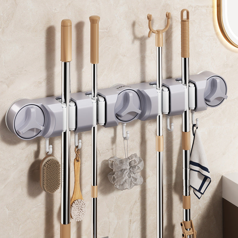 Suction Cup Broom and Mop Holder
