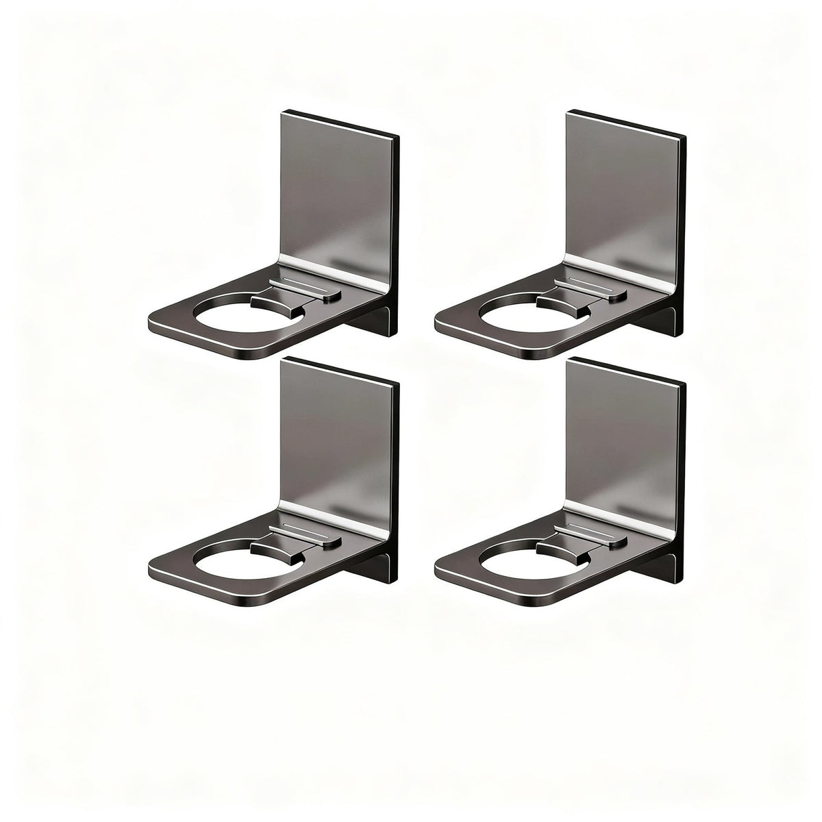 Verstellbares Badezimmerregal aus Aluminium
