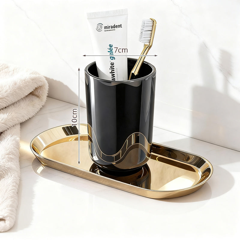 Portable Plastic Toothbrush Cup