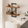Wandregal aus Stahl, schwebendes Design