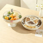 Rotatable 8-Compartment Sealed Nut Bowl