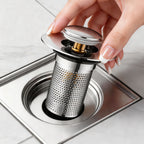 Push-Button Sink Drain Valve