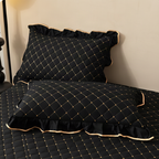 Ruffled Cotton Bed Skirt for 1.8 m Bed