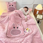 Luxury Blanket and Cushion Set