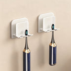 Toothbrush holder with lid, ABS, wall-mounted