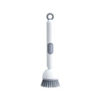 Pot Brush with Long Handle and Liquid Dispenser