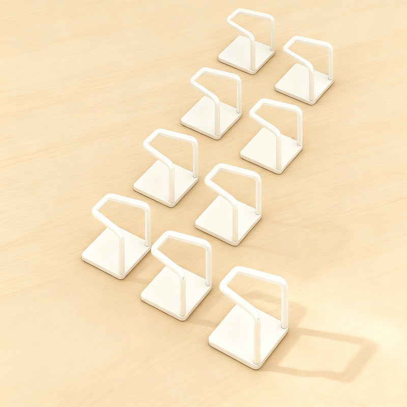 Stainless Steel Under-Cabinet Hooks