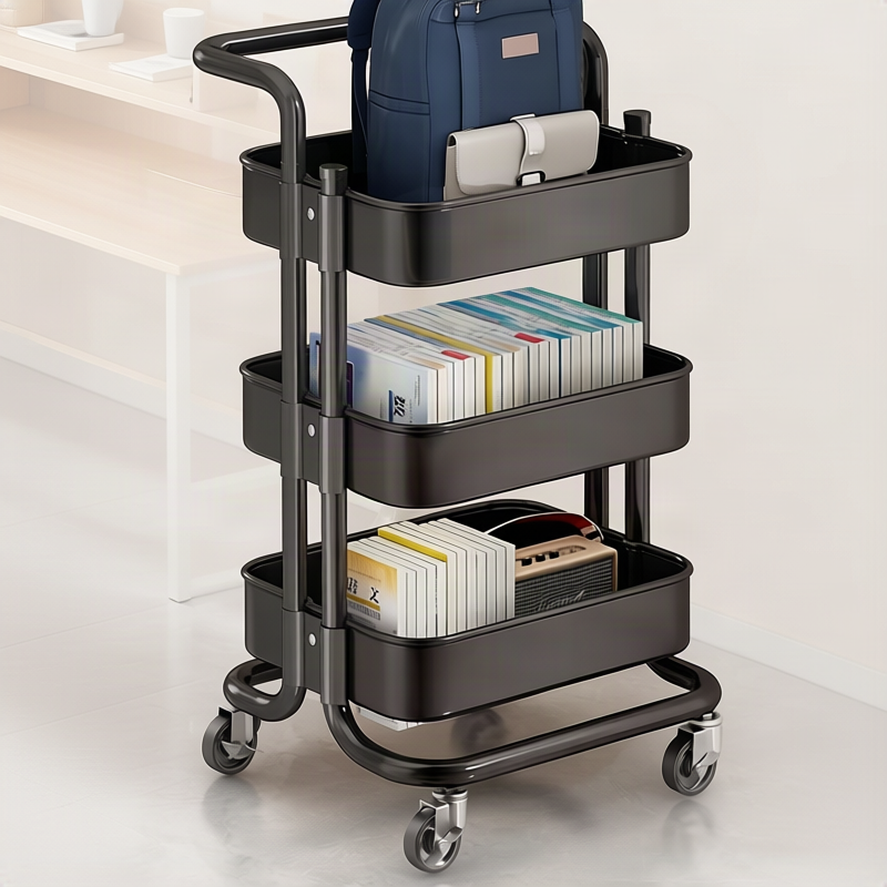 Mobiler Bücherwagen, klappbar