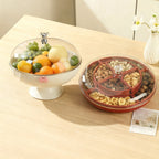 Rotatable 8-Compartment Sealed Nut Bowl