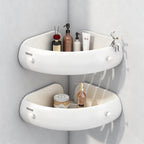 Wandregal für das Badezimmer, Aluminium, dreieckig
