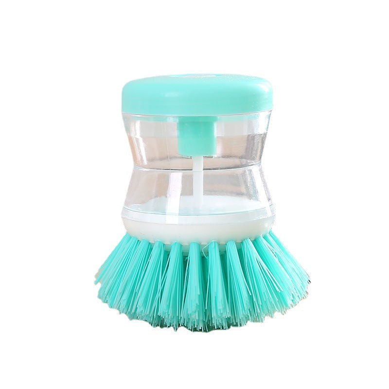 Dish brush with soap dispenser