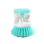 Dish brush with soap dispenser