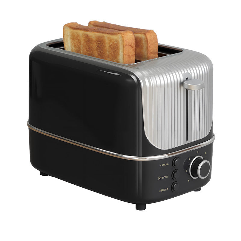 Toaster with Heating, Toasting, and Defrosting Functions