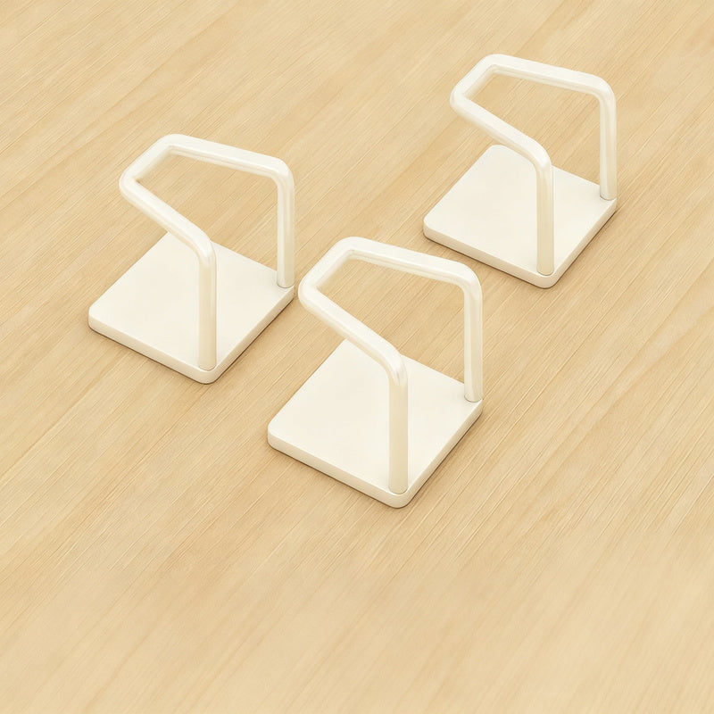 Stainless Steel Under-Cabinet Hooks