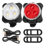 Fahrrad-Lichtset, COB-Rücklicht, USB-aufladbar