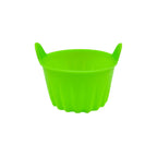 Round silicone egg cups, 9×9×7 cm
