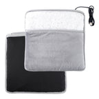 Foot warmer with push button switch