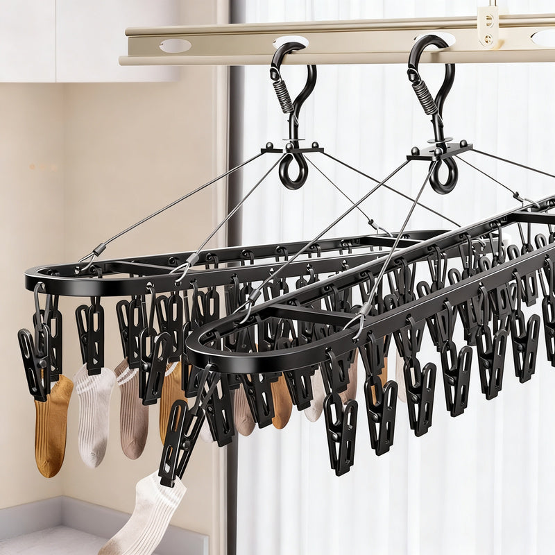 Aluminum Sock Dryer with Clips