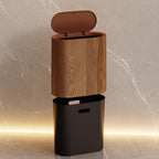 Narrow Trash Can with Lid, 12L+