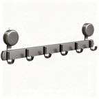 Modern Aluminum Suction Cup Wall Hook