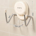 Wall-mounted pot lid and cutting board holder with suction cup