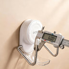 Wall-mounted pot lid and cutting board holder with suction cup