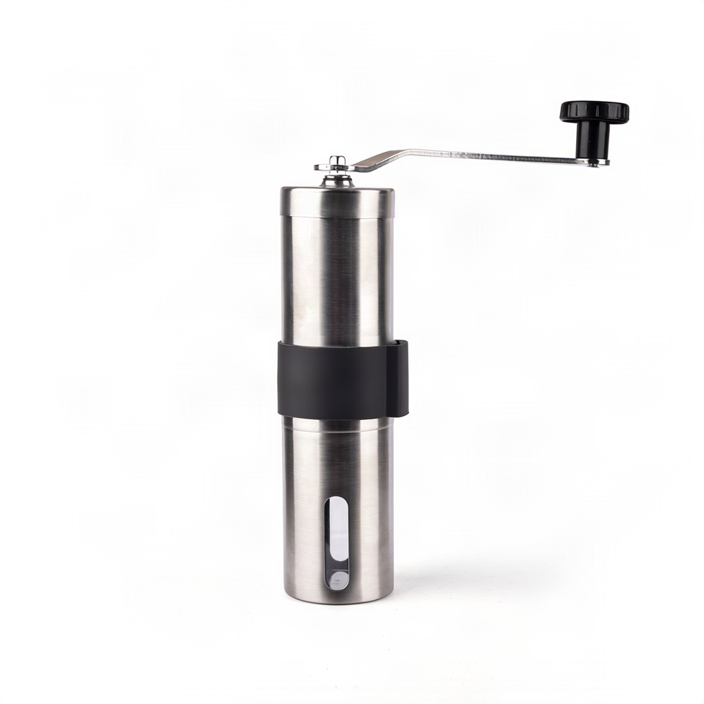 Manual Stainless Steel Coffee Grinder with Ceramic Mechanism