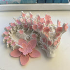 3D-gedruckter Drachenschädel, Kunstharz-Finish