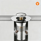 Push-Button Sink Drain Valve