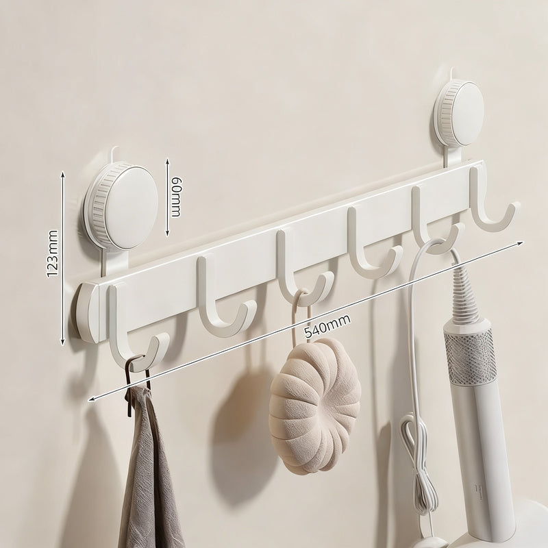 Modern Aluminum Suction Cup Wall Hook