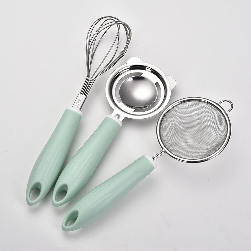 Stainless Steel Kitchen Strainer and Helper Set