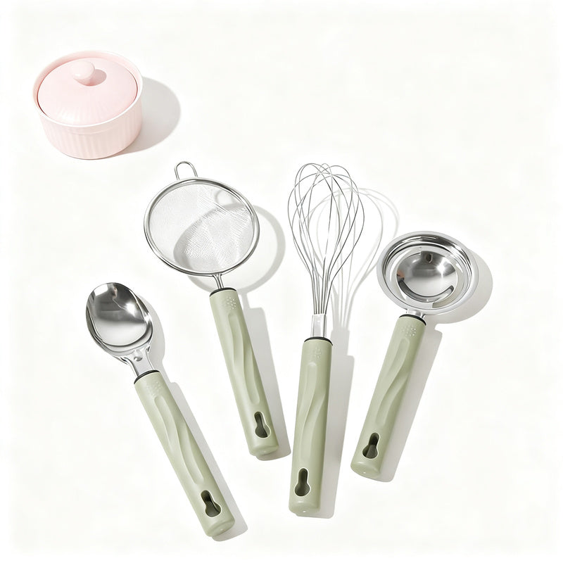 Stainless Steel Kitchen Strainer and Tool Set