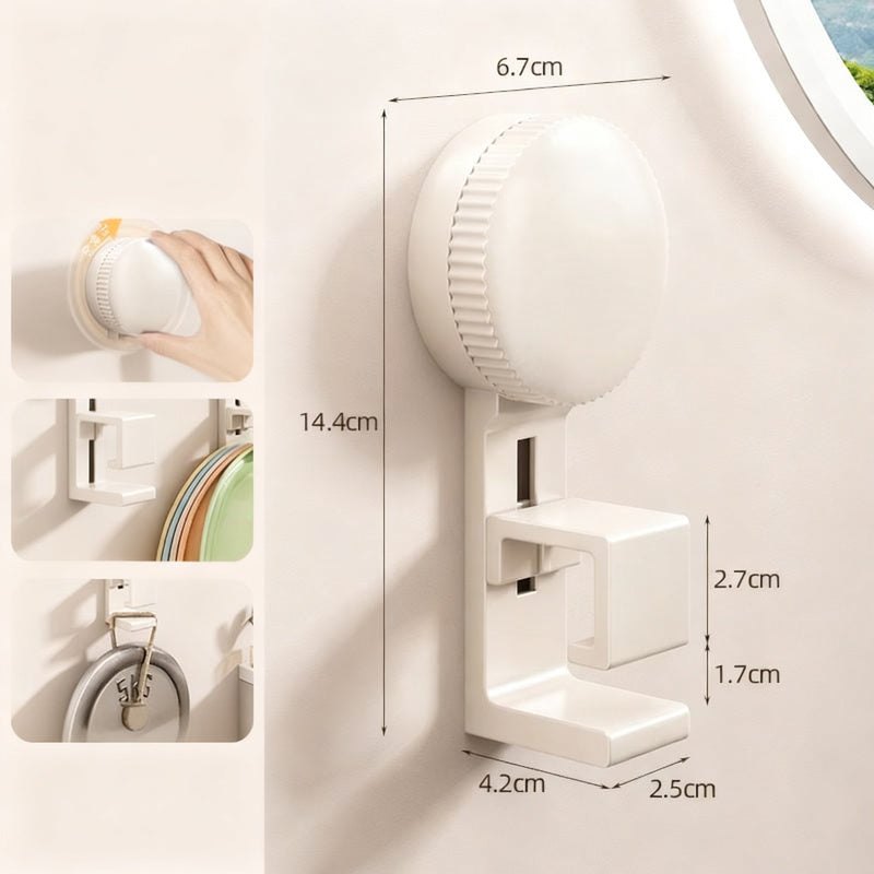 Height-Adjustable Suction Cup Sink Hook