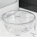 Transparent Robust Plastic Basin
