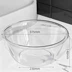Transparent Robust Plastic Basin