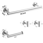 Stainless Steel Adhesive Wall Hooks