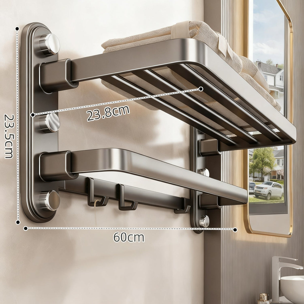 Suction Cup Towel Holder