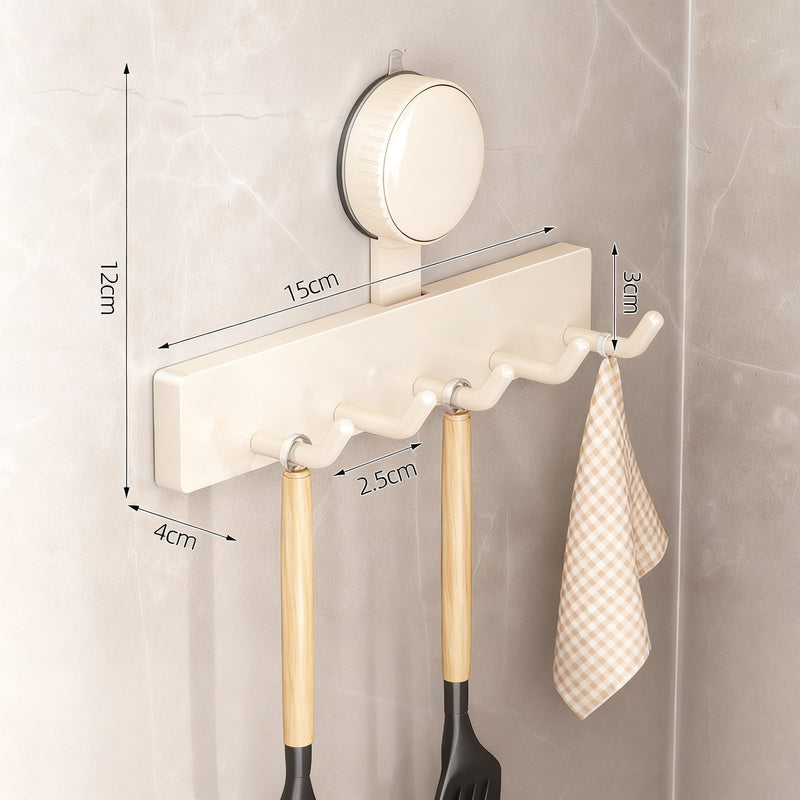 Suction Cup Kitchen Hook Rack