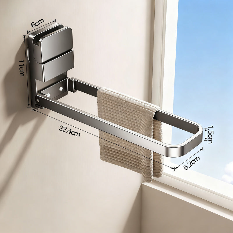 Foldable Suction Cup Towel Holder