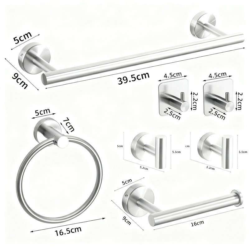Stainless Steel Adhesive Wall Hooks