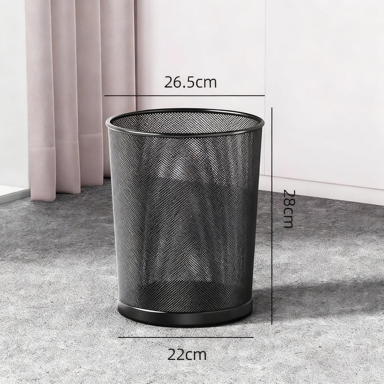 Round Metal Mesh Waste Bin