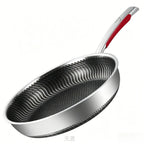 Stainless Steel Frying Pan with Glass Lid