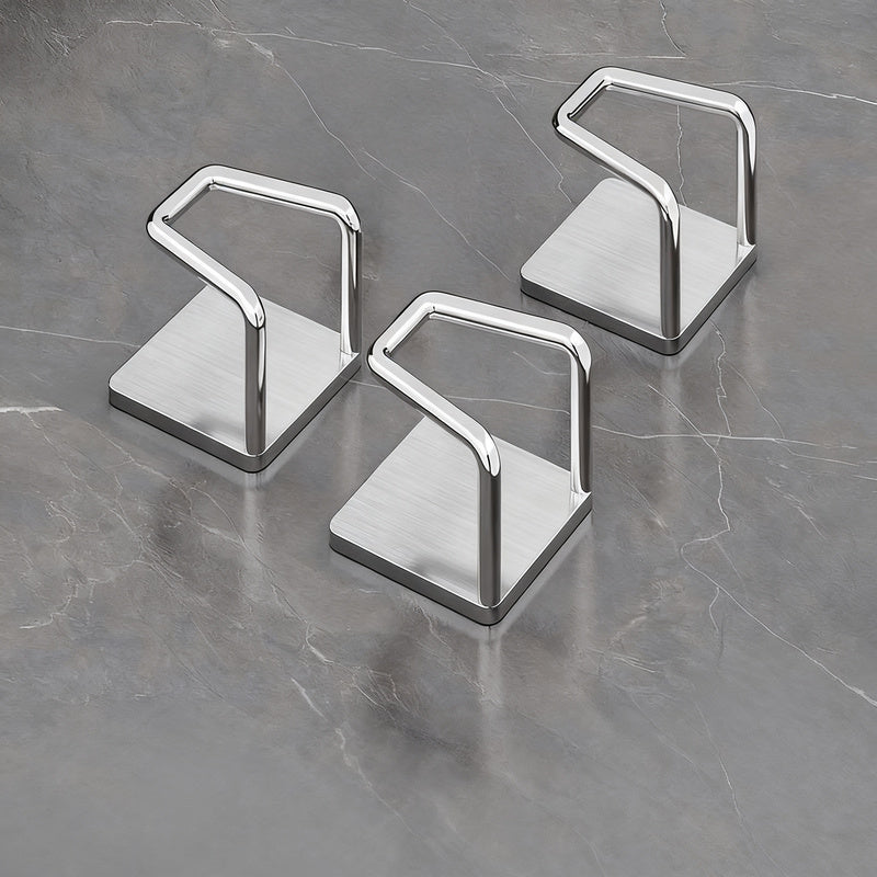 Stainless Steel Under-Cabinet Hooks