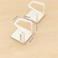 Stainless Steel Under-Cabinet Hooks