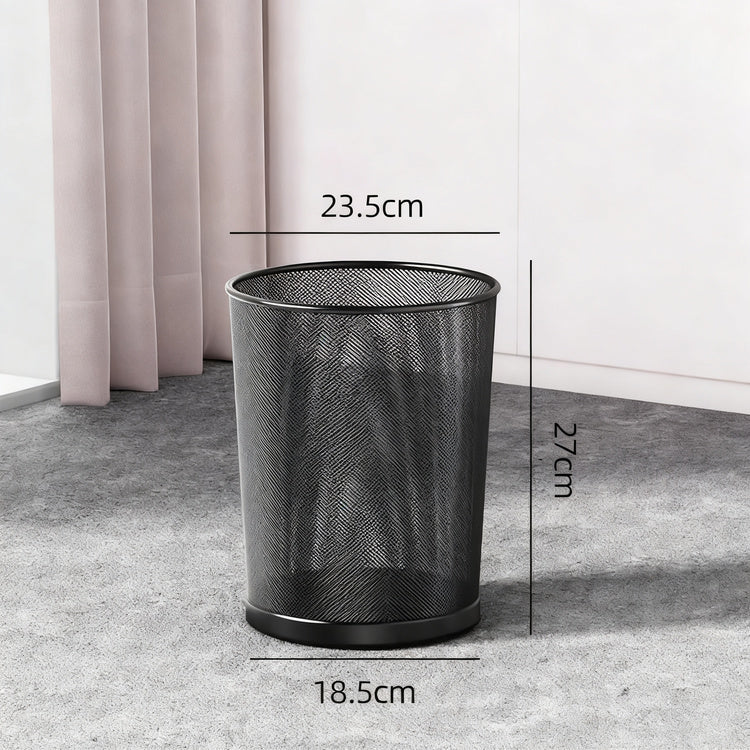 Round Metal Mesh Waste Bin