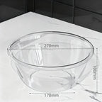 Transparent Robust Plastic Basin