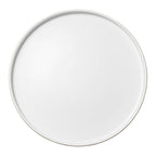 25-Piece Porcelain Dinnerware Set with Gold Rim