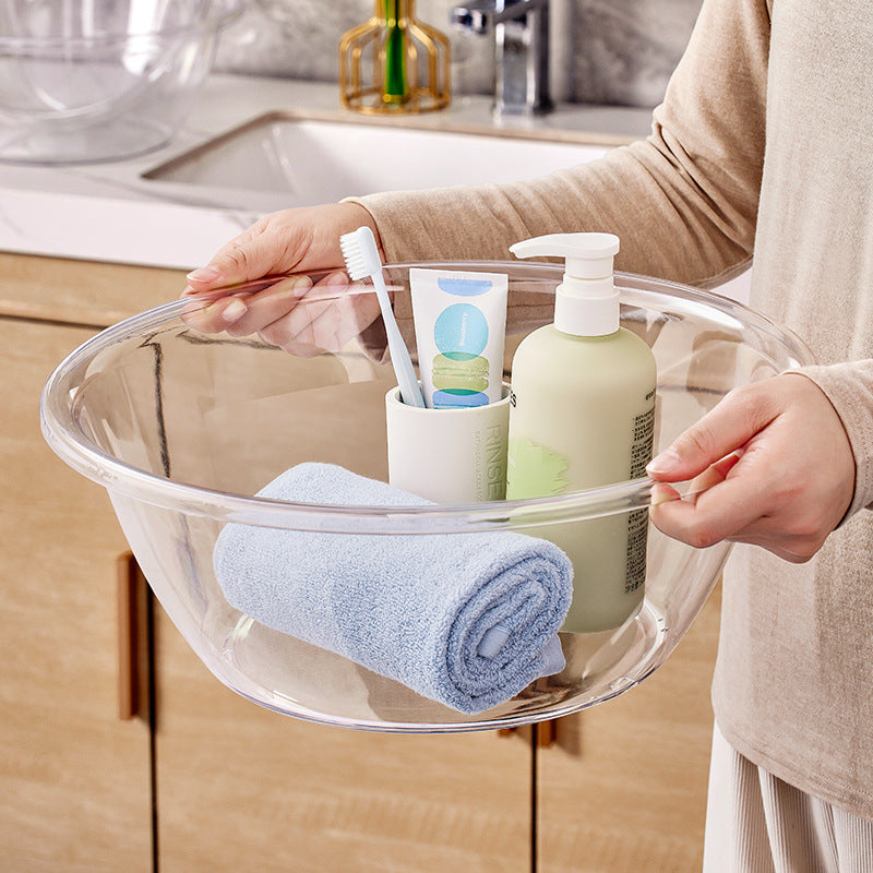 Transparent Robust Plastic Basin