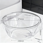 Transparent Robust Plastic Basin